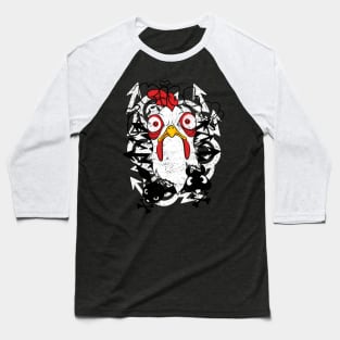 angry chicken Baseball T-Shirt